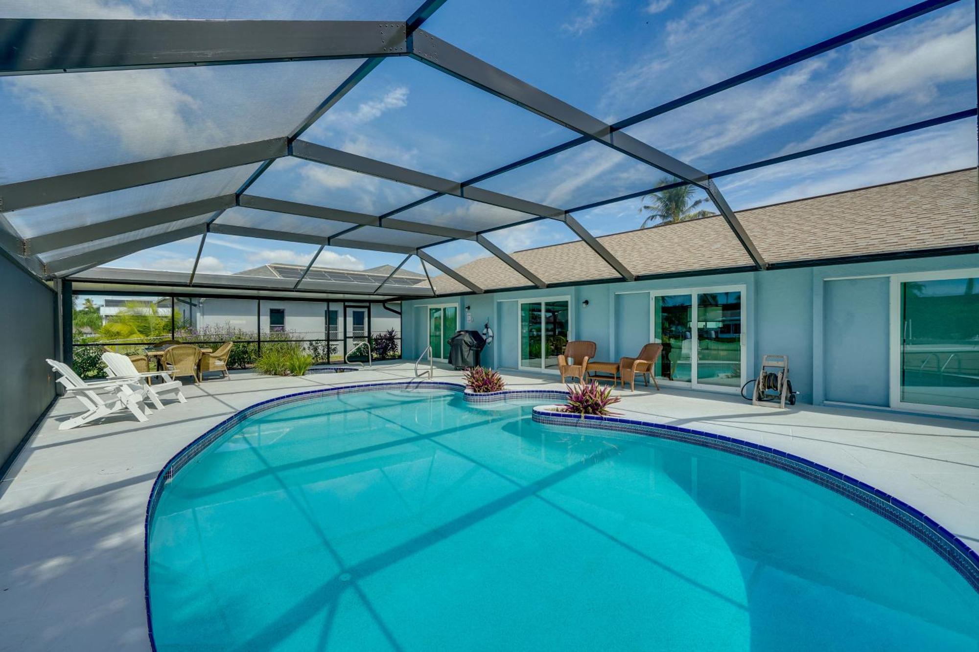 Beachy Cape Coral Home - Swim, Fish, Boat! Exterior foto